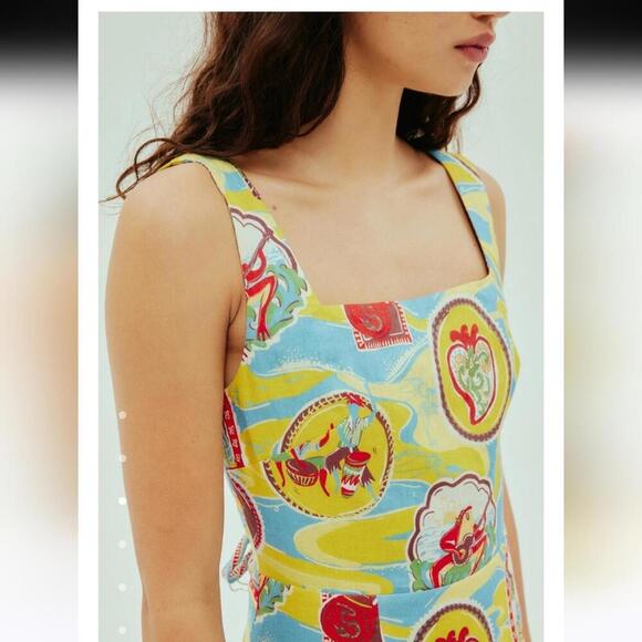 390$ ALEMAIS EMILIO MINI DRESS SIZE 6 - Picture 3 of 8